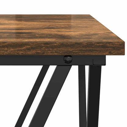 Beistelltisch-Set 2 pcs Räuchereiche 50 x 50 x 40 cm