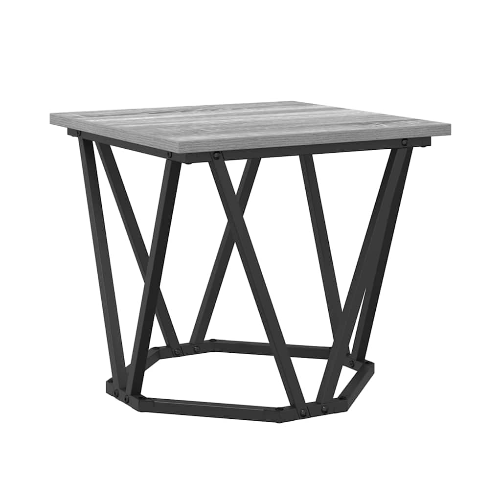 Beistelltisch-Set 2 pcs Grau Sonoma 50 x 50 x 40 cm