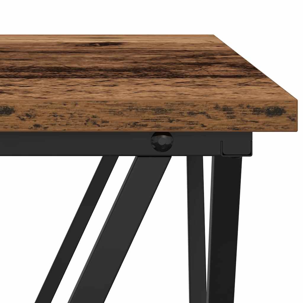 Beistelltisch-Set 2 pcs Altholz 50 x 50 x 40 cm