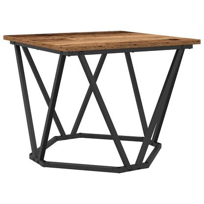 Beistelltisch-Set 2 pcs Altholz 50 x 50 x 40 cm