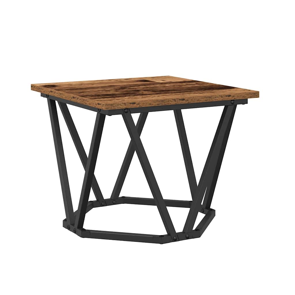 Couchtisch 3 pcs Altholz 50 x 50 x 40 cm