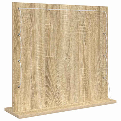 Kosmetikspiegel mit Spiegel Sonoma Eiche 60 x 55 x 18 cm