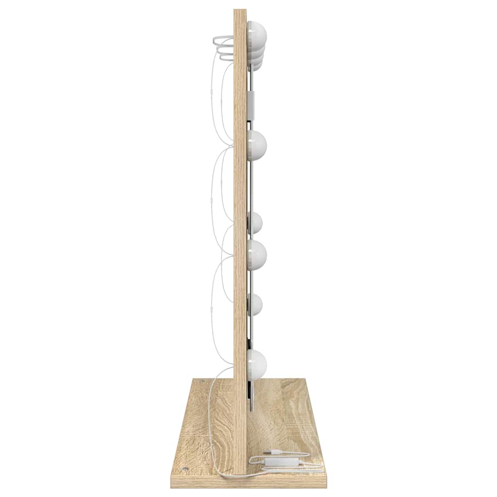 Kosmetikspiegel mit Spiegel Sonoma Eiche 60 x 55 x 18 cm