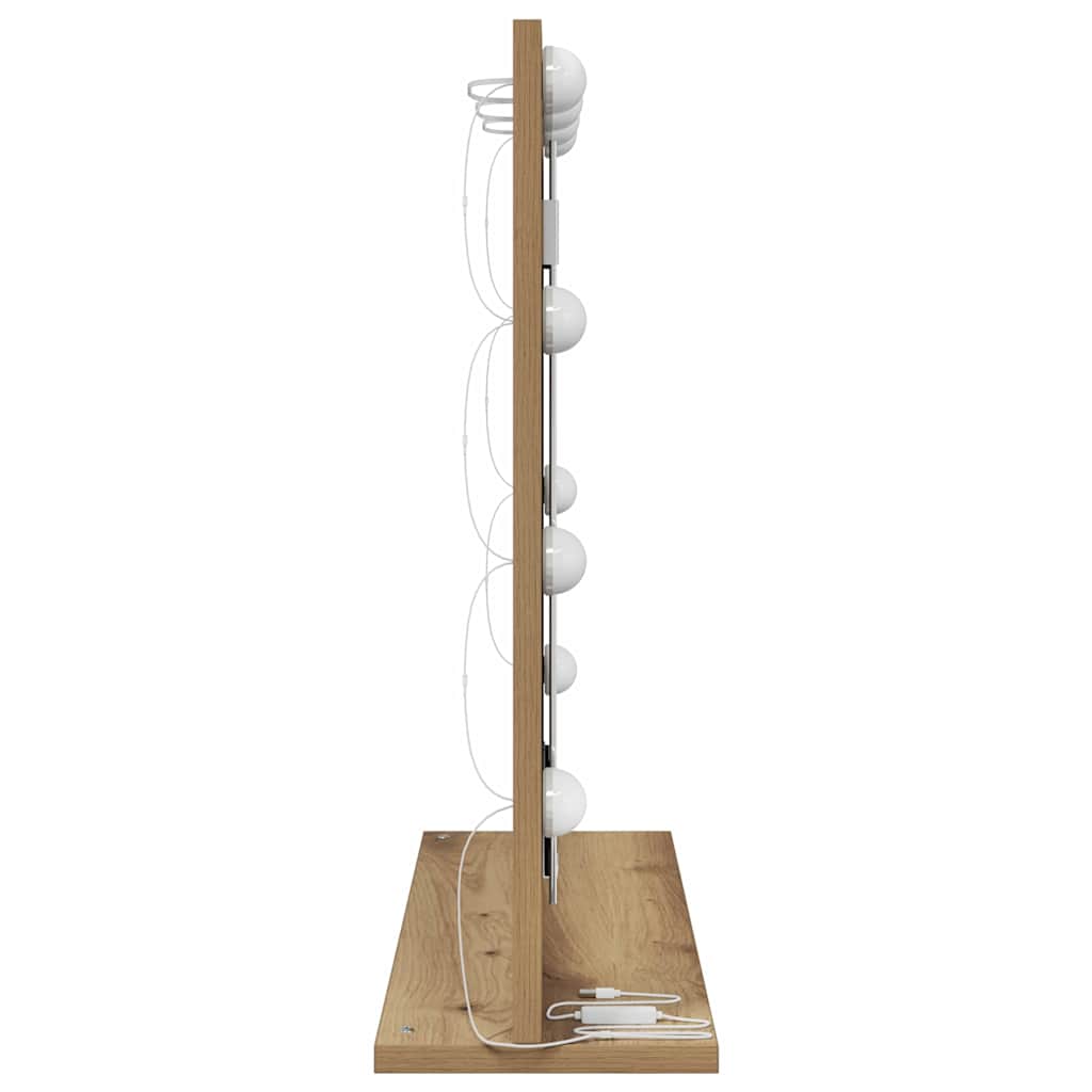 Kosmetikspiegel mit Spiegel Artisan Eiche 60 x 55 x 18 cm