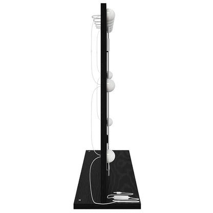 Kosmetikspiegel mit Spiegel Schwarze Eiche 80 x 15 x 18 cm