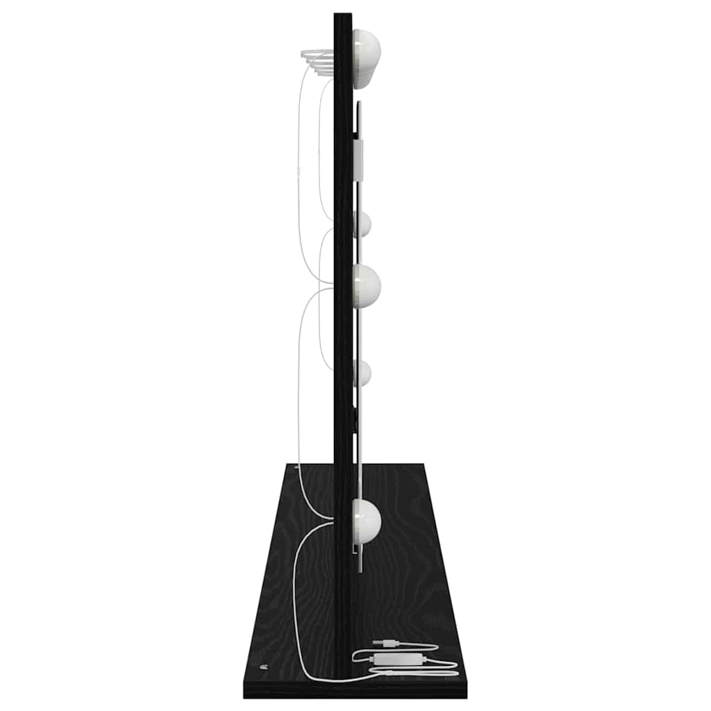 Kosmetikspiegel mit Spiegel Schwarze Eiche 100 x 55 x 18 cm