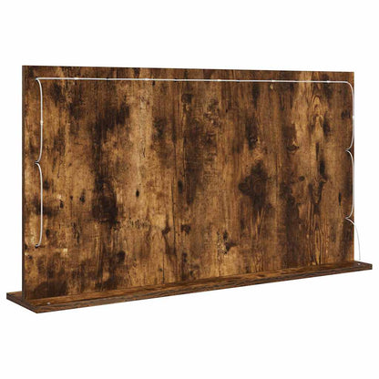 Kosmetikspiegel mit Spiegel Geräucherte Eiche 100 x 55 x 18 cm
