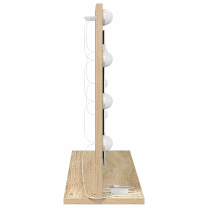 Kosmetikspiegel mit Spiegel Sonoma Eiche 60 x 45 x 18 cm