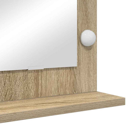 Kosmetikspiegel mit Spiegel Sonoma Eiche 100 x 45 x 18 cm