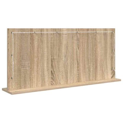 Kosmetikspiegel mit Spiegel Sonoma Eiche 100 x 45 x 18 cm