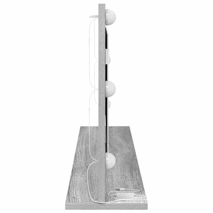Kosmetikspiegel mit Spiegel Graues Sonoma 100 x 45 x 18 cm