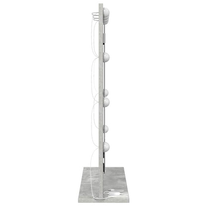 Kosmetikspiegel mit Spiegel Beton Grau 70 x 50 x 18 cm