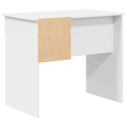 Schreibtisch mit Regal Weiß 90 x 49,5 x 75 cm Holzwerkstoff