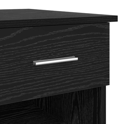 Schreibtisch Schwarze Eiche 90 x 49,5 x 75 cm Holzwerkstoff