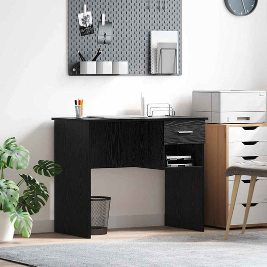 Schreibtisch Schwarze Eiche 90 x 49,5 x 75 cm Holzwerkstoff