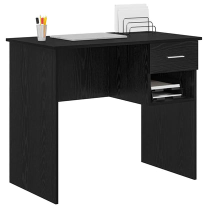 Schreibtisch Schwarze Eiche 90 x 49,5 x 75 cm Holzwerkstoff