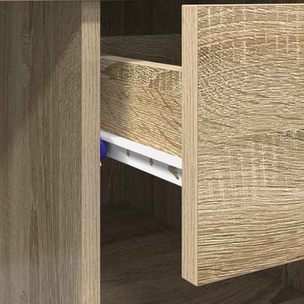 Schreibtisch Sonoma Eiche 90 x 49,5 x 75 cm Holzwerkstoff