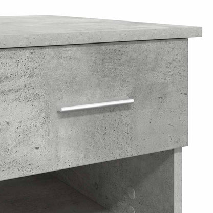 Schreibtisch Betongrau 90 x 49,5 x 75 cm Holzwerkstoff