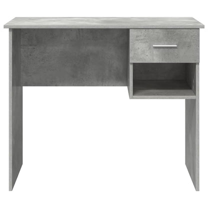 Schreibtisch Betongrau 90 x 49,5 x 75 cm Holzwerkstoff