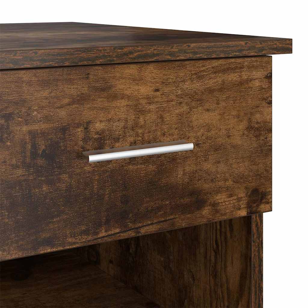 Schreibtisch Räuchereiche 90 x 49,5 x 75 cm Holzwerkstoff