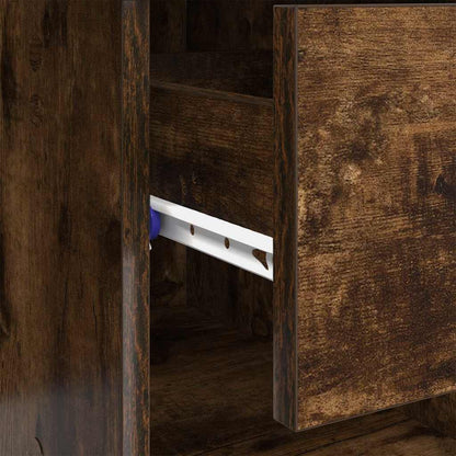 Schreibtisch Räuchereiche 90 x 49,5 x 75 cm Holzwerkstoff
