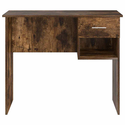 Schreibtisch Räuchereiche 90 x 49,5 x 75 cm Holzwerkstoff