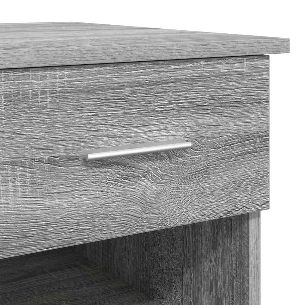 Schreibtisch Grau Sonoma 90 x 49,5 x 75 cm Holzwerkstoff