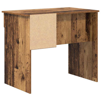 Schreibtisch mit Regal Altholz 90 x 49,5 x 75 cm Holzwerkstoff
