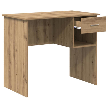 Schreibtisch Eiche handwerklich 90 x 49,5 x 75 cm Holzwerkstoff
