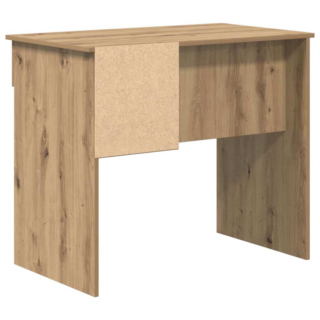 Schreibtisch Eiche handwerklich 90 x 49,5 x 75 cm Holzwerkstoff