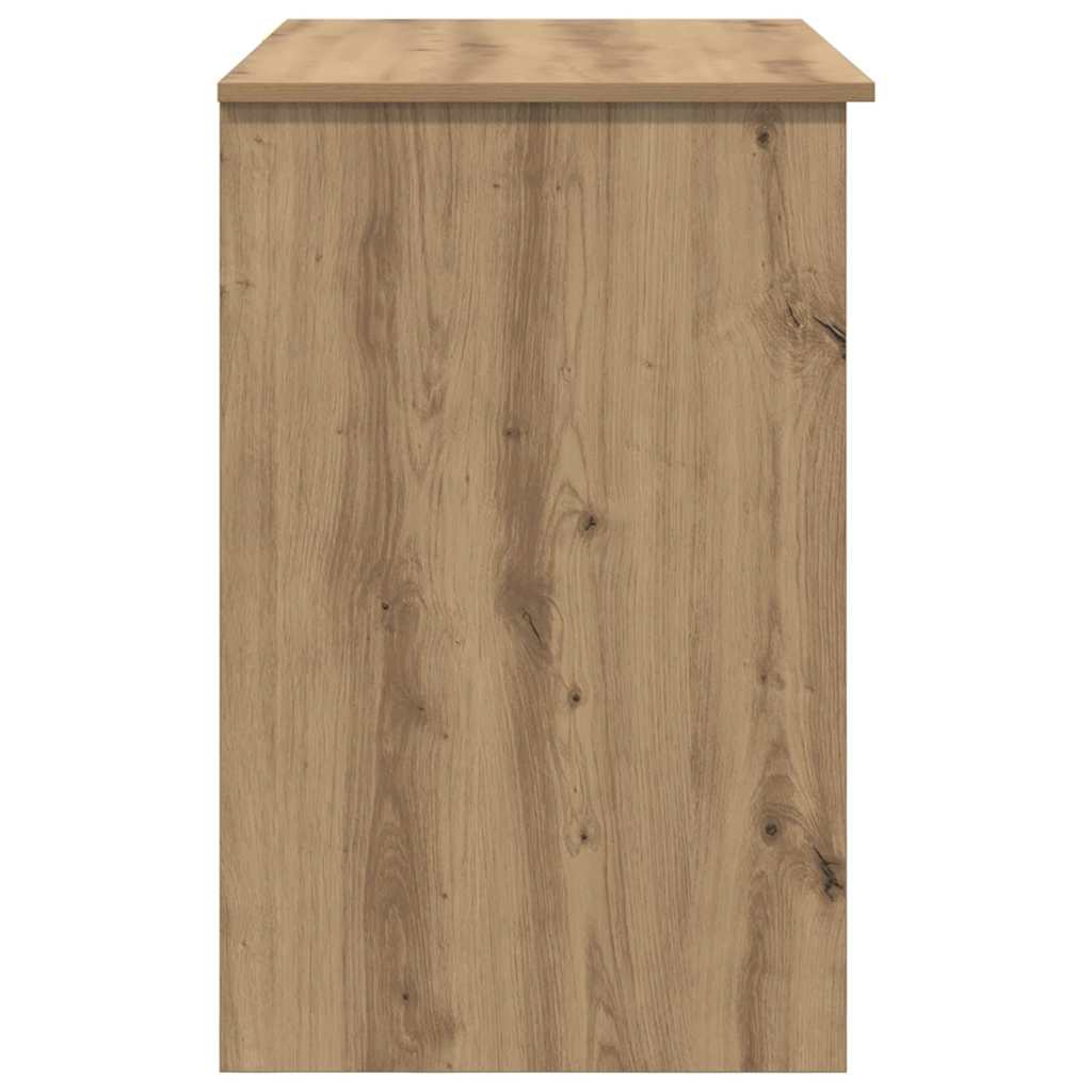 Schreibtisch Eiche handwerklich 90 x 49,5 x 75 cm Holzwerkstoff