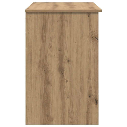 Schreibtisch Eiche handwerklich 90 x 49,5 x 75 cm Holzwerkstoff