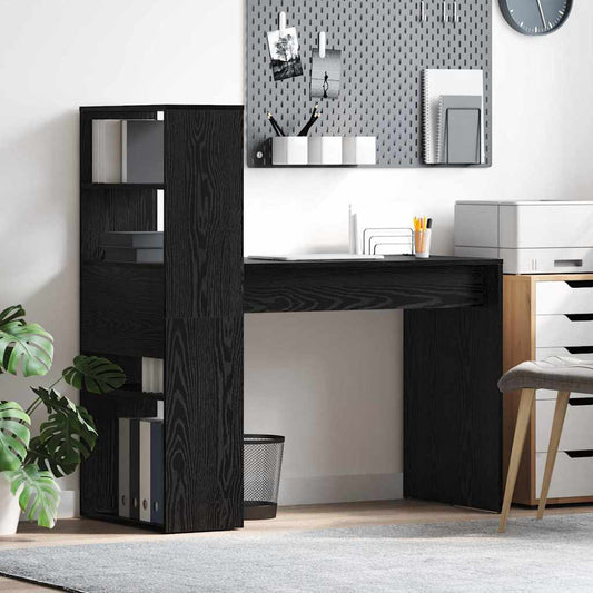 Schreibtisch Schwarze Eiche 113 x 54 x 120 cm Holzwerkstoff
