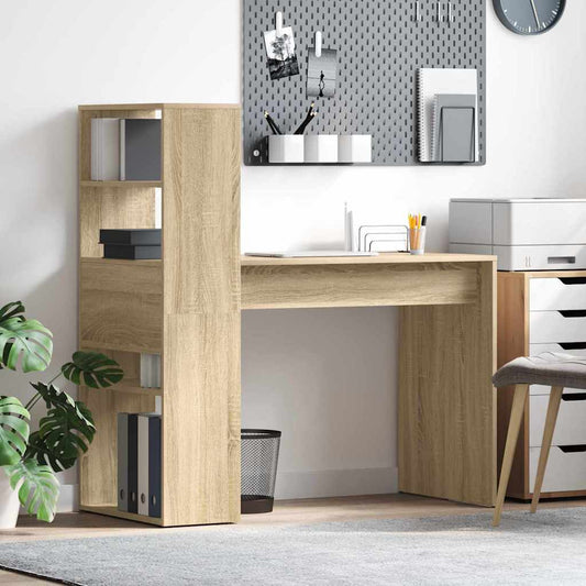 Schreibtisch Sonoma Eiche 113 x 54 x 120 cm Holzwerkstoff