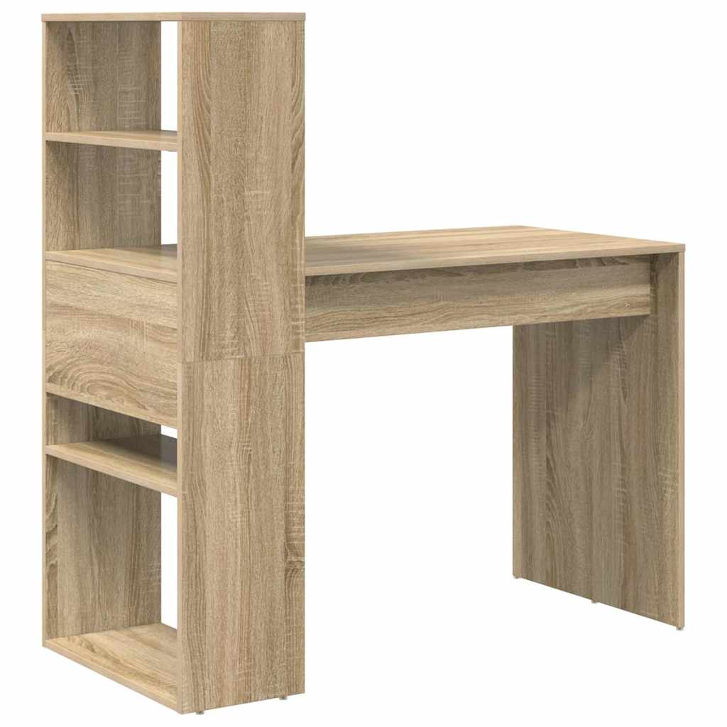 Schreibtisch Sonoma Eiche 113 x 54 x 120 cm Holzwerkstoff