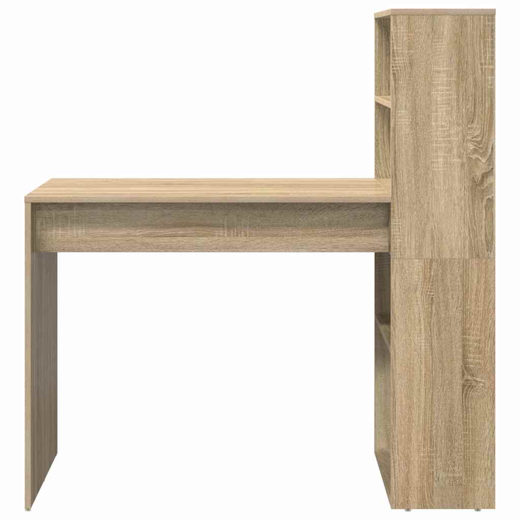 Schreibtisch Sonoma Eiche 113 x 54 x 120 cm Holzwerkstoff