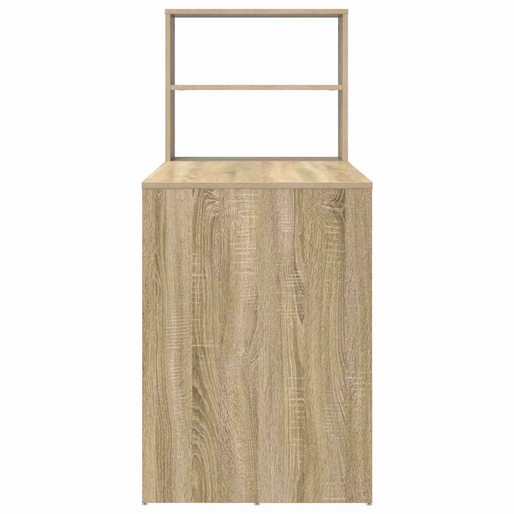 Schreibtisch Sonoma Eiche 113 x 54 x 120 cm Holzwerkstoff