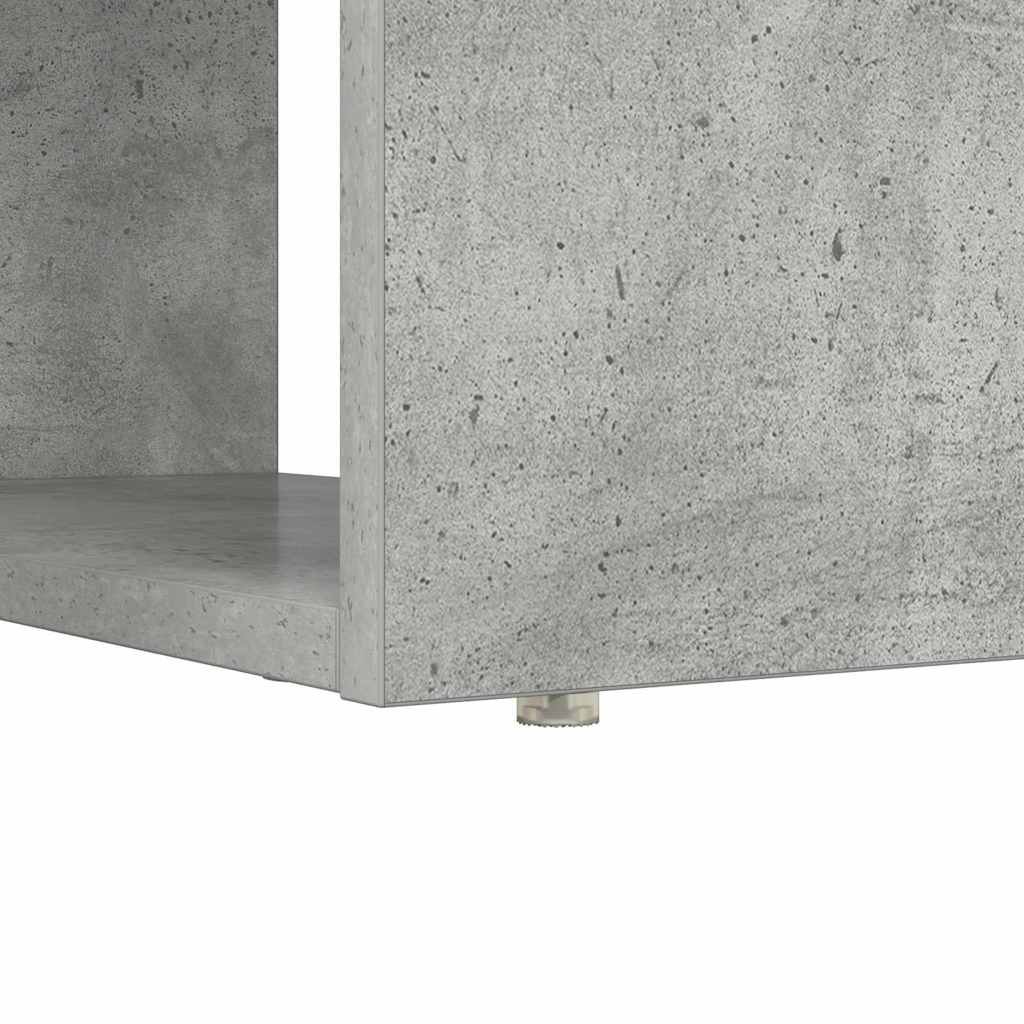 Schreibtisch Betongrau 113 x 54 x 120 cm Holzwerkstoff