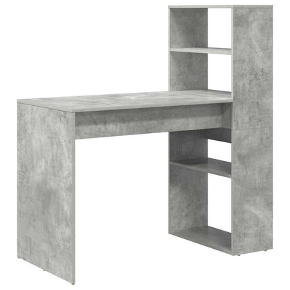 Schreibtisch Betongrau 113 x 54 x 120 cm Holzwerkstoff
