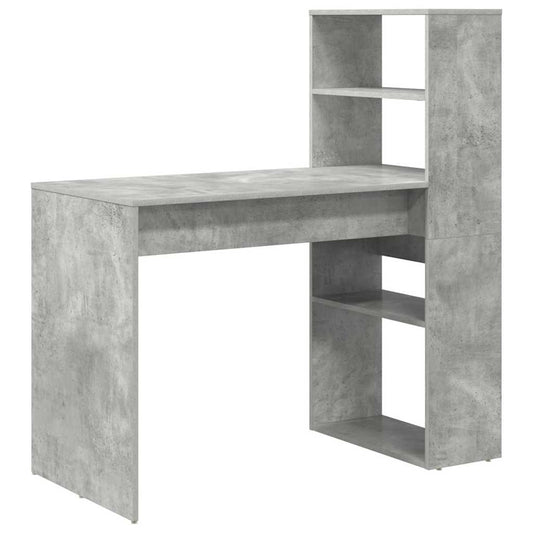 Schreibtisch Betongrau 113 x 54 x 120 cm Holzwerkstoff