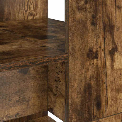 Schreibtisch Räuchereiche 113 x 54 x 120 cm Holzwerkstoff