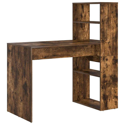 Schreibtisch Räuchereiche 113 x 54 x 120 cm Holzwerkstoff