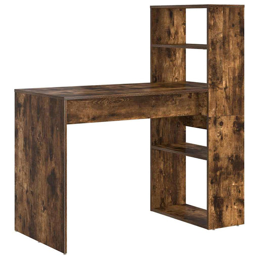 Schreibtisch Räuchereiche 113 x 54 x 120 cm Holzwerkstoff