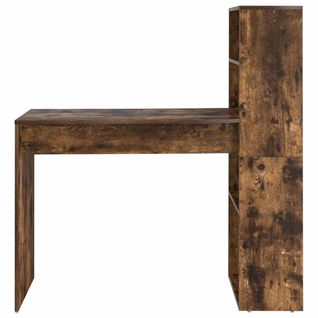 Schreibtisch Räuchereiche 113 x 54 x 120 cm Holzwerkstoff