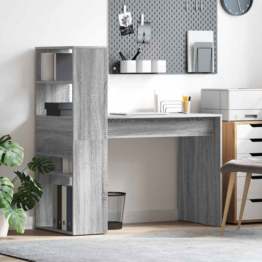 Schreibtisch Grau Sonoma 113 x 54 x 120 cm Holzwerkstoff