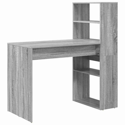 Schreibtisch Grau Sonoma 113 x 54 x 120 cm Holzwerkstoff
