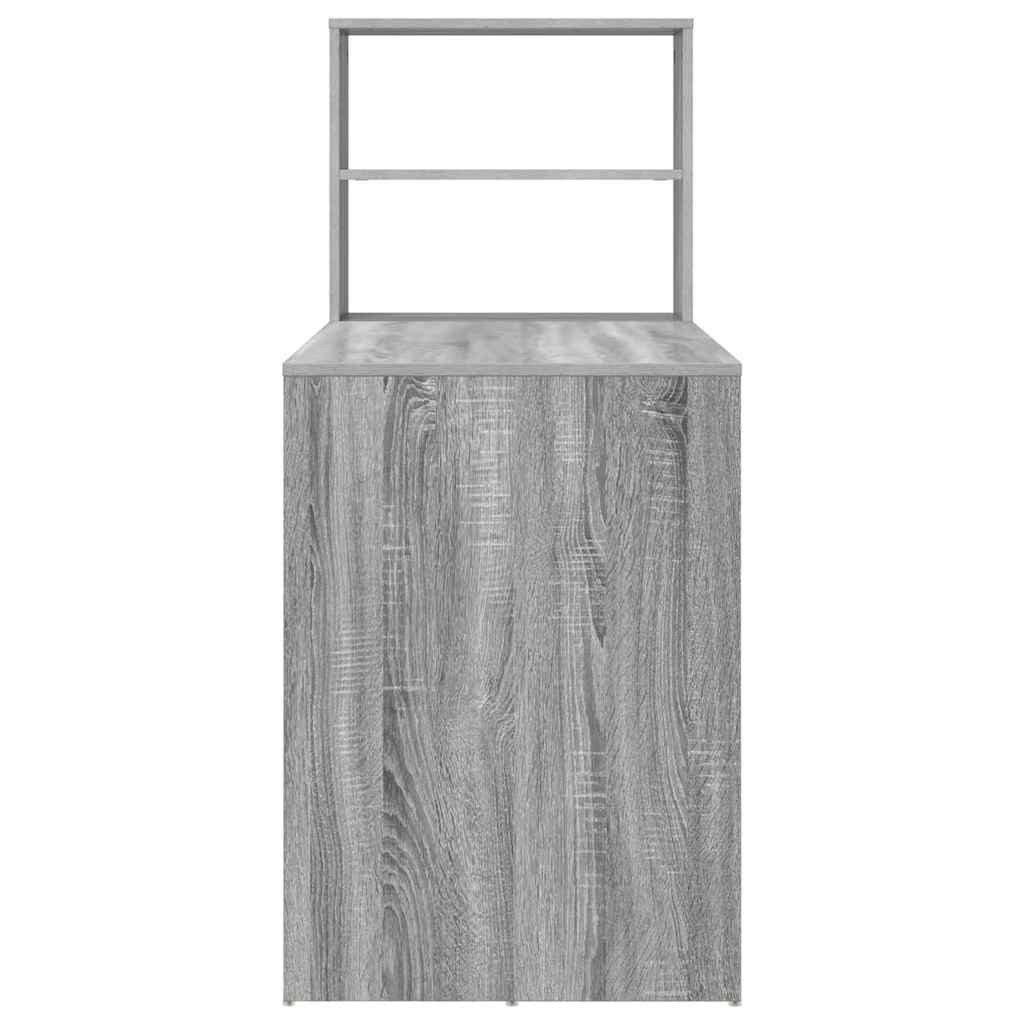 Schreibtisch Grau Sonoma 113 x 54 x 120 cm Holzwerkstoff