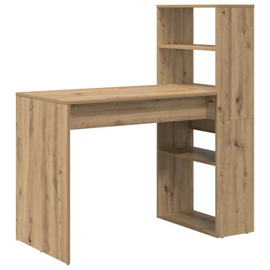 Schreibtisch Eiche handwerklich 113 x 54 x 120 cm Holzwerkstoff