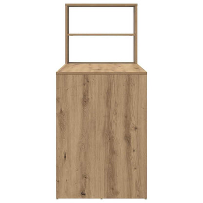 Schreibtisch Eiche handwerklich 113 x 54 x 120 cm Holzwerkstoff