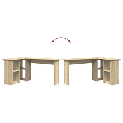 Schreibtisch Sonoma Eiche 142 x 102 x 73 cm Holzwerkstoff